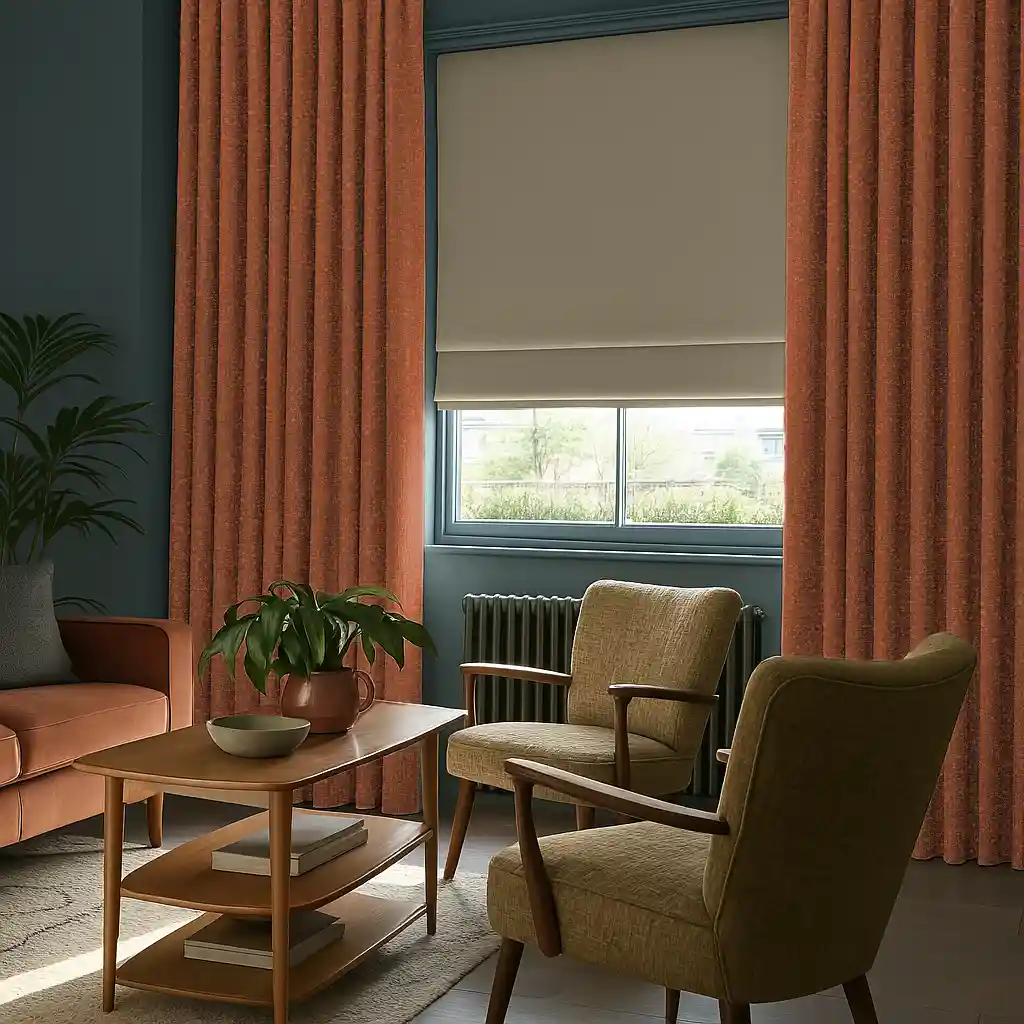 Curtains for High Ceilings: Shop curtains designed for high-ceilinged rooms in London, Glasgow, and Manchester for a grand look.