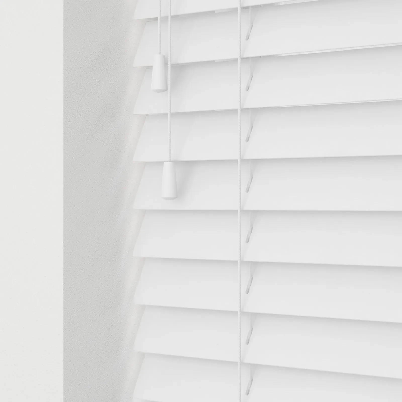 Dark Oak Faux Wood Blinds for Traditional Interiors classic & elegant.
