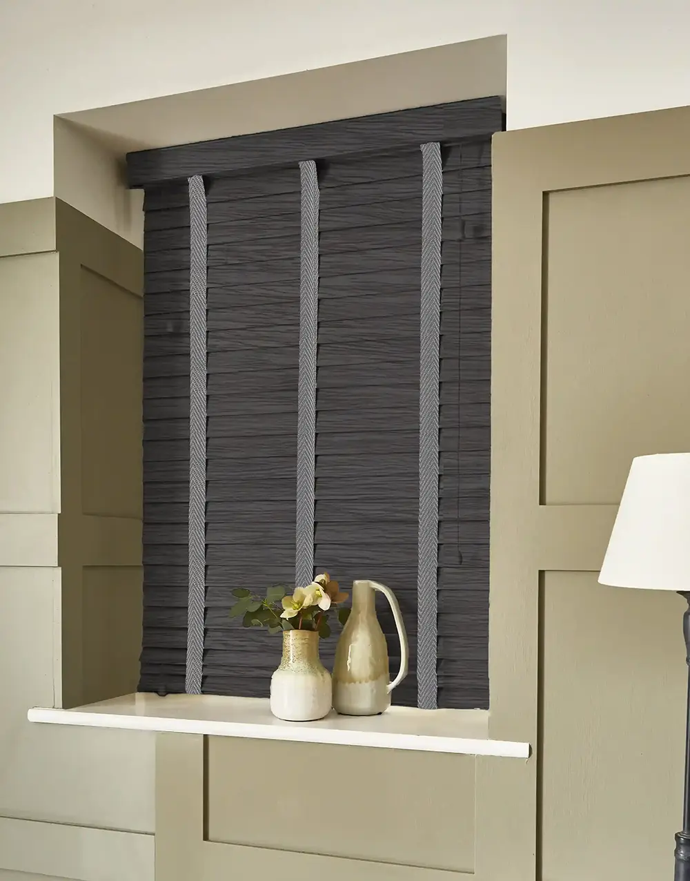 Transform Your Space with Custom Faux Wood Blinds Order Yours Today!