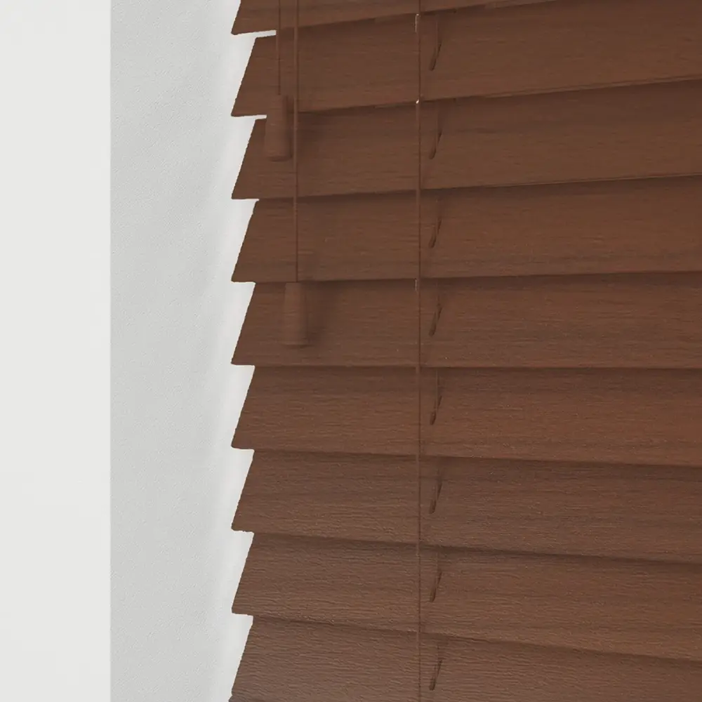 Step-by-step guide to installing wooden blinds at home.