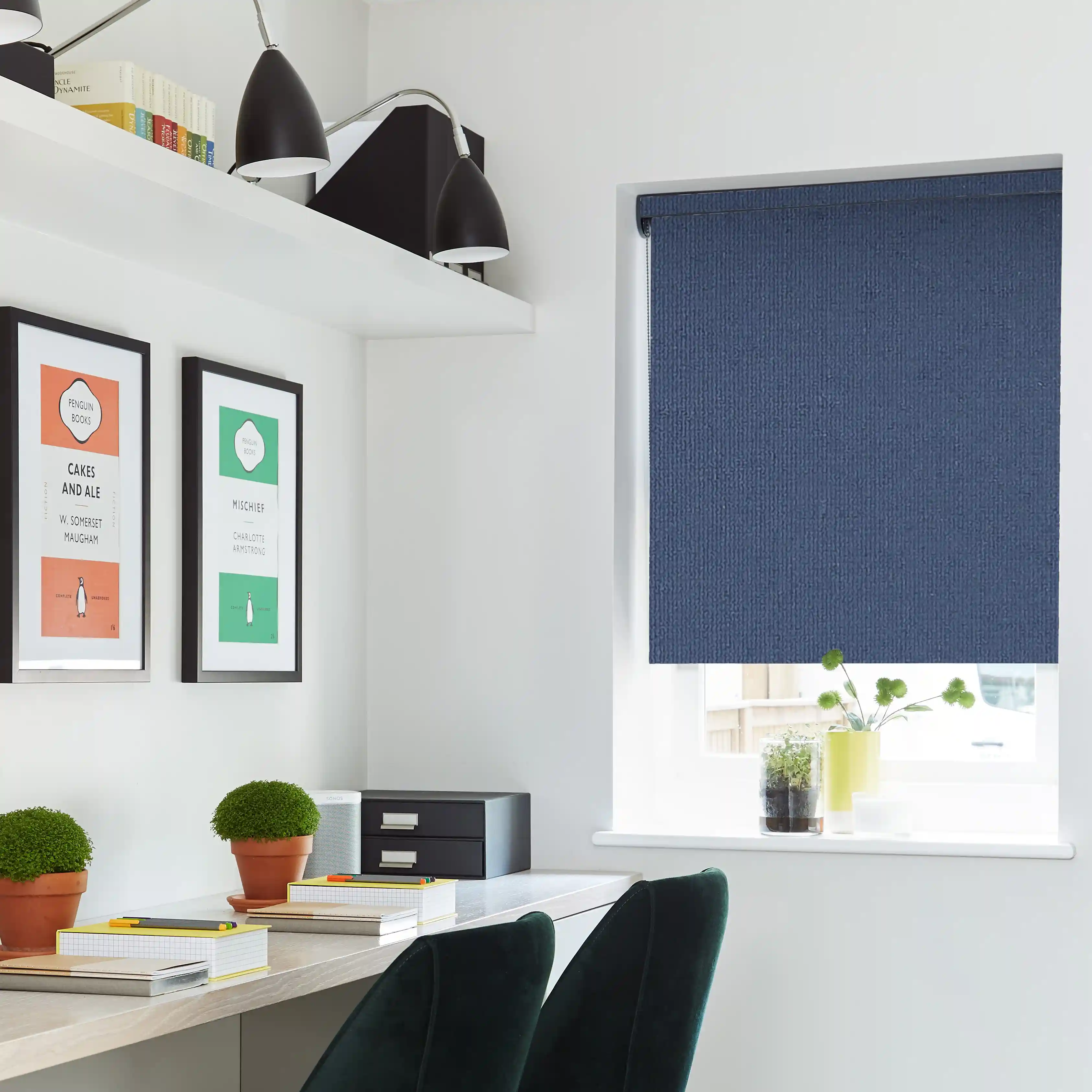 Next-day delivery on blackout roller blinds for your kitchen.