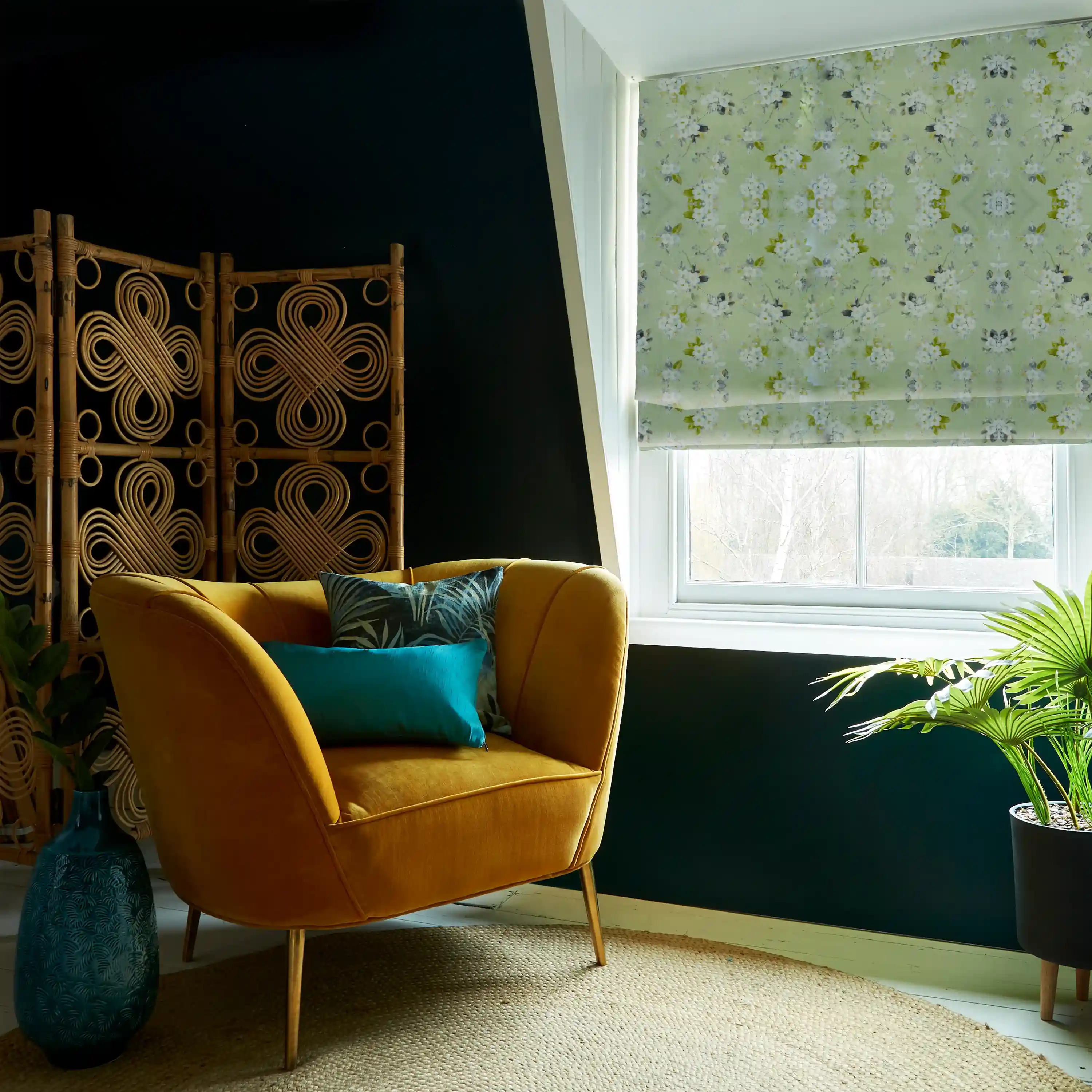 Roman Blinds for Office Spaces in Birmingham—Upgrade your office space with Roman blinds that combine privacy and style.